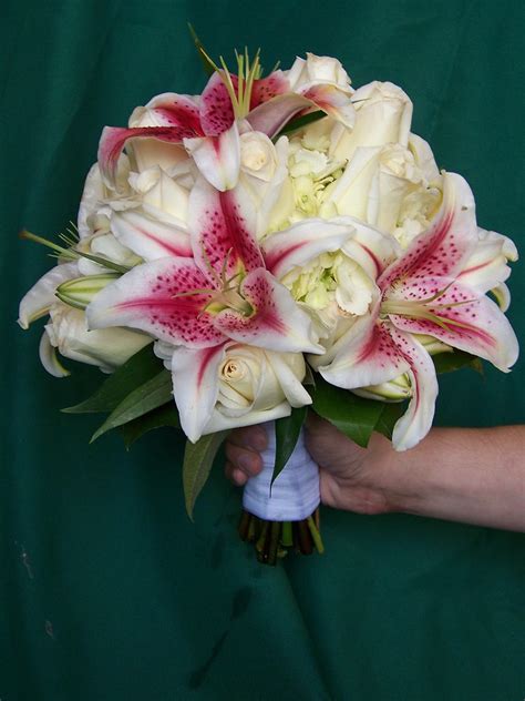 Pink Lily Bridal Bouquet Bridal Bouquet Associated Cut Flower