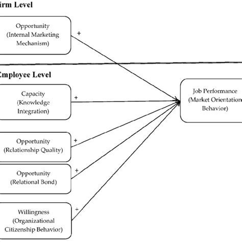 A Multilevel Model Of Job Performance Theory Download Scientific Diagram
