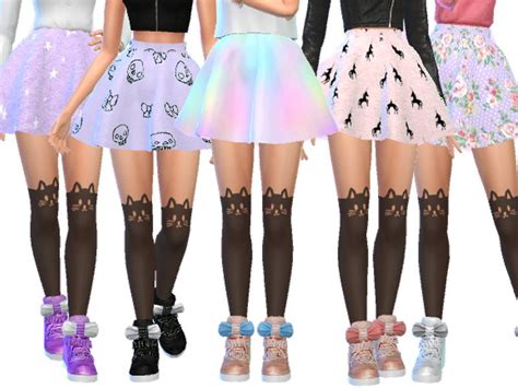 Sims 4 Goth Cc Maxis Match Pajama Pants Base Game Recolor Come In