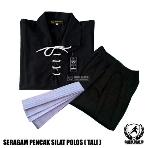 Jual Baju Seragam Pencak Silat Model Tali Polos Tanpa Logo Sakral