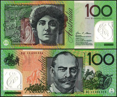 Australia 100 Dollars Banknote 2011 P 61c Unc Polymer