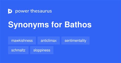 Bathos Synonyms 207 Words And Phrases For Bathos