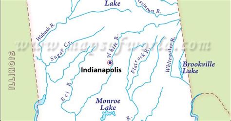 Indiana River Map Notre Dame Pinterest Rivers And Lakes