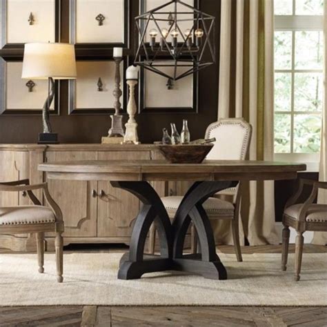 Compare similar dining room sets. Hooker Furniture Corsica 54" Round Dining Table with 18 ...