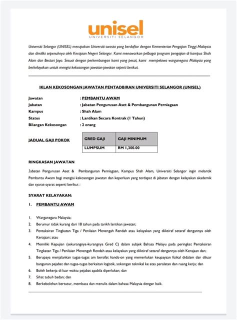 Borang Resume Kosong / Jawatan Kosong Jabatan Kerja Raya Jkr Jobcari