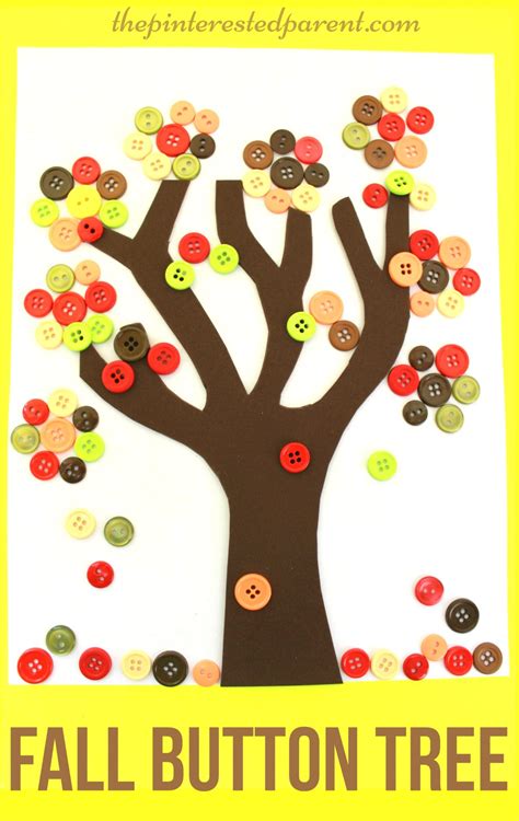 Autumn Button Tree The Pinterested Parent