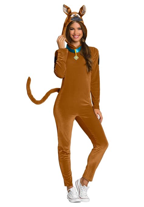 Scooby doo gang costumes are a fun idea for either a solo costume or a group costume. Scooby-Doo Women's Costume Jumpsuit W/ Collar and Tail