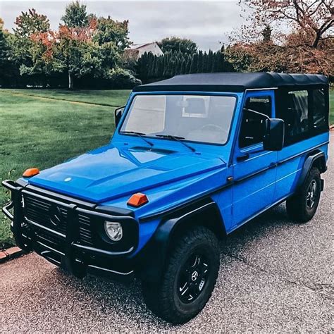 Custom Blue Mercedes G Wagon Off Road Edition Mercedes G Wagon