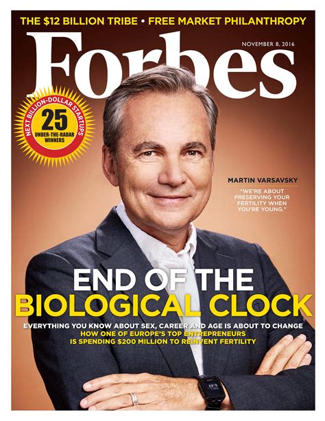 Forbes Releases November 8, 2016 Issue of Forbes Magazine Featuring An