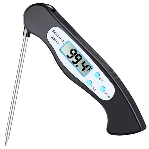 Digital Probe Thermometer Foldable Food Bbq Meat Oven Folding Kitchen