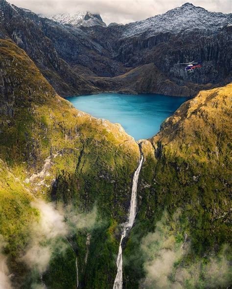 world landforms on instagram “lake quill and sutherland falls 😍 lake quill is a tarn located in