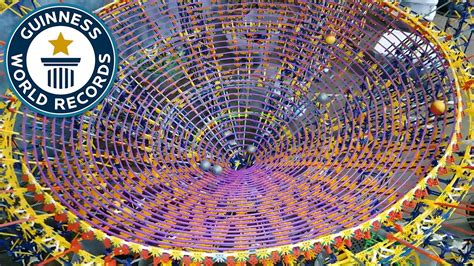 Largest Knex Ball Contraption Guinness World Records High T3ch