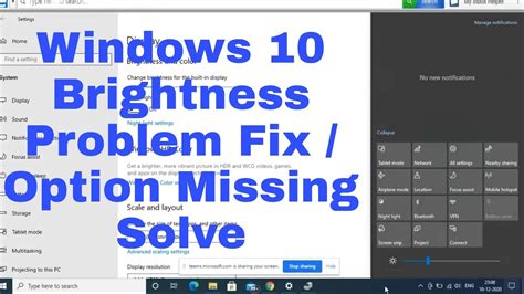 Windows 10 Brightness Problem Fix Windows 10 Brightness Option
