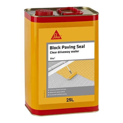 Sika Block Paving Seal Sealer 25 Litre Skblocks25 Sealants And Tools