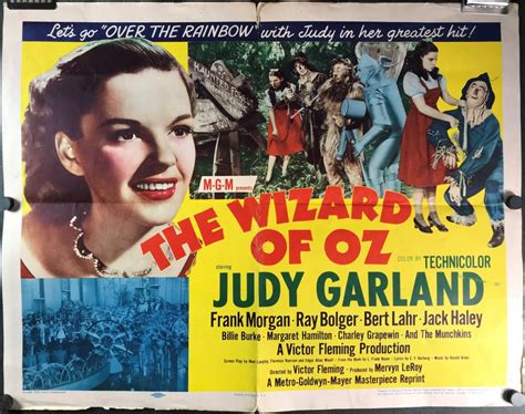 The Wizard Of Oz Original 1955 Re Release Vintage Judy Garland Half