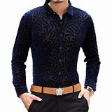Pictures of Cheap Mens Silk Shirts