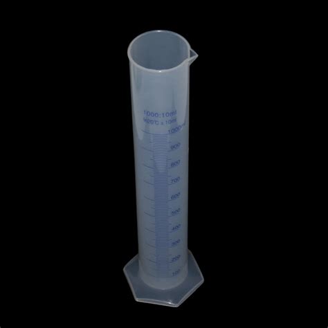 1000ml Translucent Plastic Measuring Cylinder For Lab Supplies