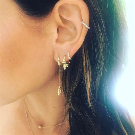 Big Gold Hoop Earrings Cute Ear Piercings Piercing Tattoo Piercing Jewelry Body Jewelry
