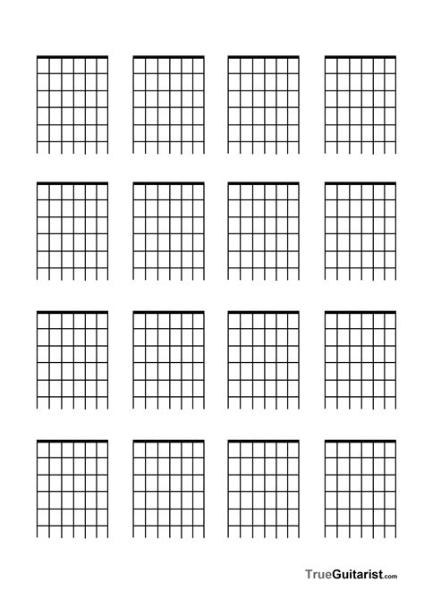 Free Printable Guitar Neck Diagram Xaserval
