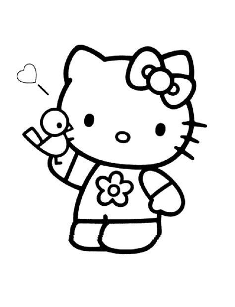 Coloreando A Hello Kitty Colorear Y Pintar Dibujos