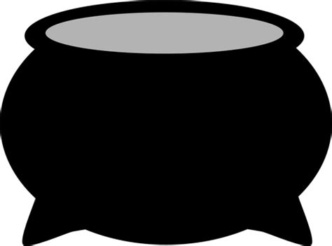 1024 x 859 jpeg 183 кб. Vector drawing of empty black pot | Public domain vectors