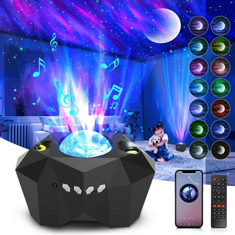 Star Projector 3 In 1 Led Galaxy Moon Projector 55 Lighting Effects