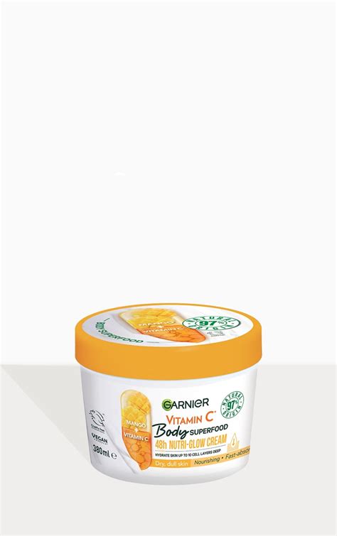 Garnier Body Superfood Nutri Glow Body Cream Vitamin C And Mango