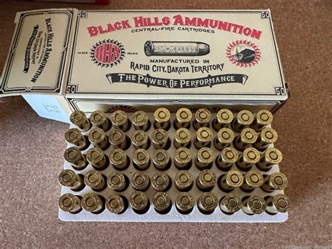 50 Rounds Of Black Hills Ammunition 32 Handr Mag 90gr Fpl Brass Cased