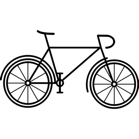 Bicycle Line Art Free Svg