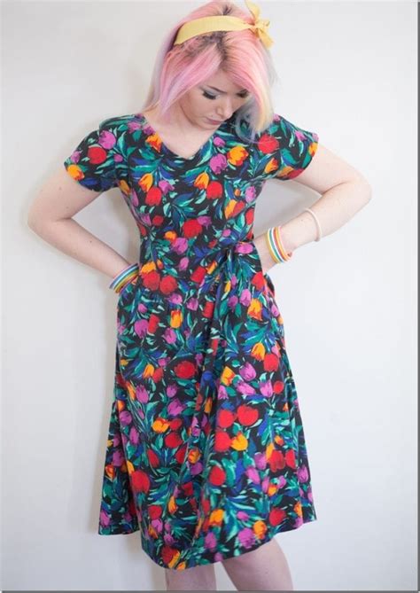 Fashionista Now Wear These Vibrant 80s Floral Dresses For A Bright