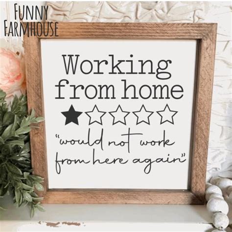 Working From Home Sign Would Not Work Here Again Funny Home Etsy