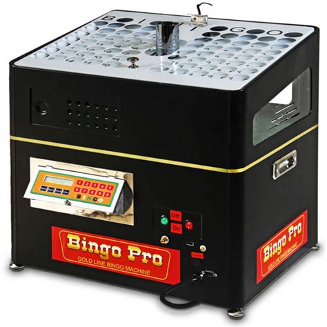 Exclusive Gold Line Programmable Bingo Machine Bingo Pro