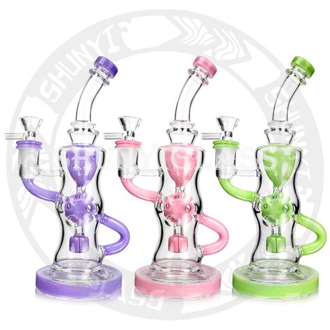 Inches Mothership Fab Bubbler Recycler Matrix Perc Oil Dab Rigs Glass Smoking Water Pipes
