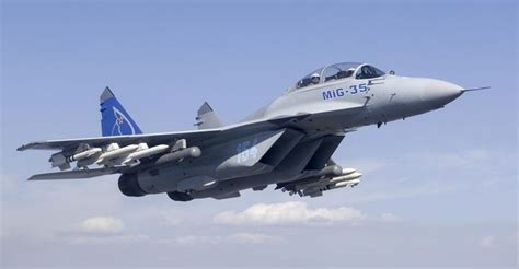 The fighter plane has the thrust. Mikoyan MiG-35