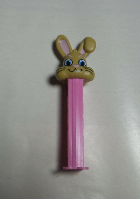 Easter Bunny Rabbit Pez Dispenser 2013 Brown And Pink Ebay