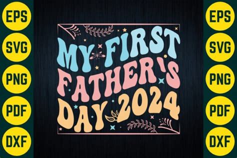 My First Fathers Day 2024 Sublimation Graphic By Craft Sublimation Design · Creative Fabrica