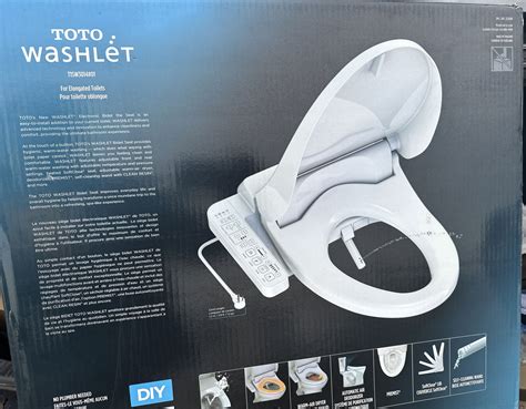 Toto T Sw Washlet Electronic Bidet Heated Toilet Seat Elongated