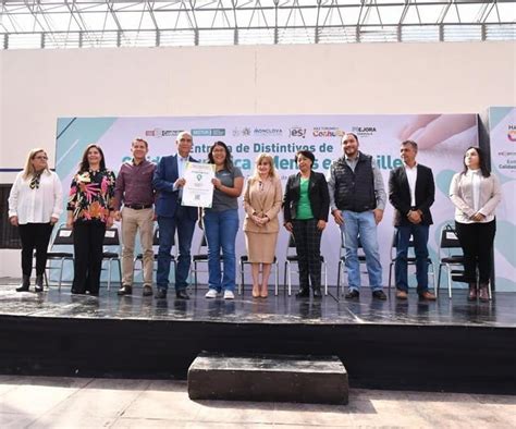 Sectur Coahuila Entrega Distintivos A Negocios De La Región Centro