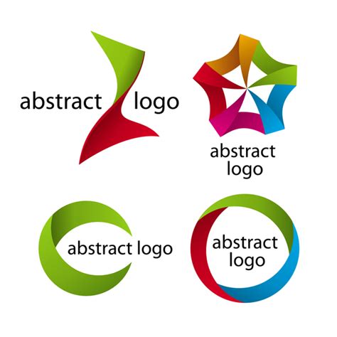 Abstract Logos Colored Vector Welovesolo