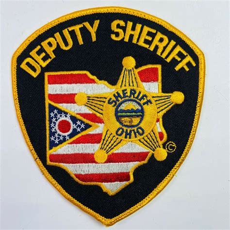 Deputy Sheriff Ohio Oh Patch B6 C In 2021 Sheriff Deputy Police
