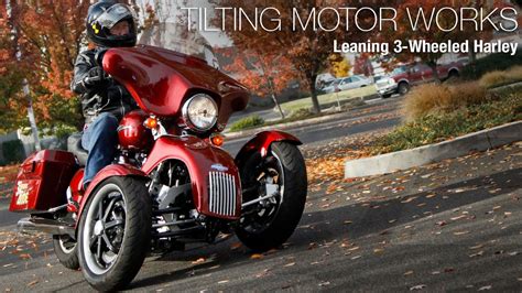Tilting Motor Works Leaning 3 Wheeled Harley Motousa Youtube