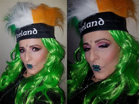 St Patricks Day Makeup Shamrock Leprechaun Irish Flag Face Painting