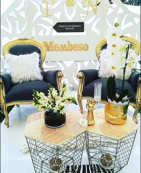 Couple Stage Decor For Umembeso African Wedding Theme African Wedding
