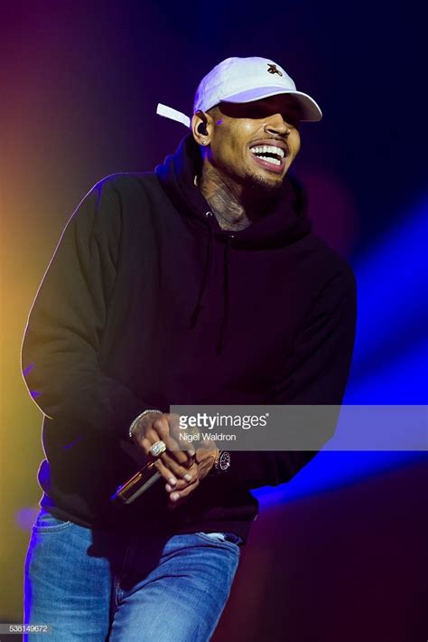 Chris Brown Performs On Stage At Oslo Spektrum On June 03 2016 In Oslo