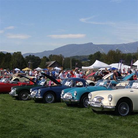 Antique Car Show Stowe Vt