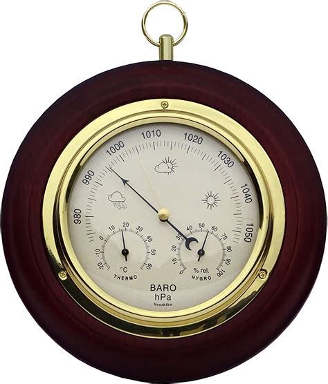 Youshiko Traditional 3 In 1 Weather Station Barometer Temperature