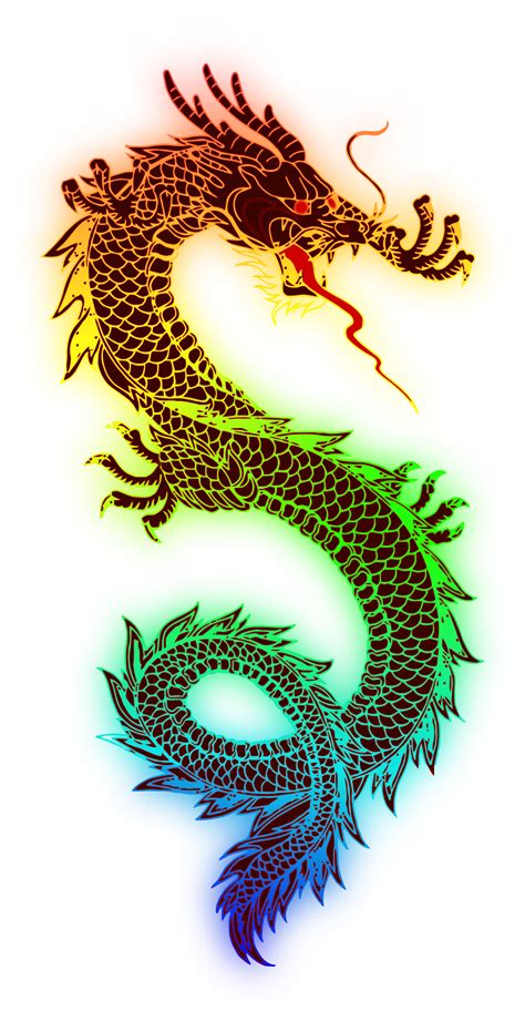 Rainbow Dragon Dragon Tattoo Dragon Illustration Dragon Pictures
