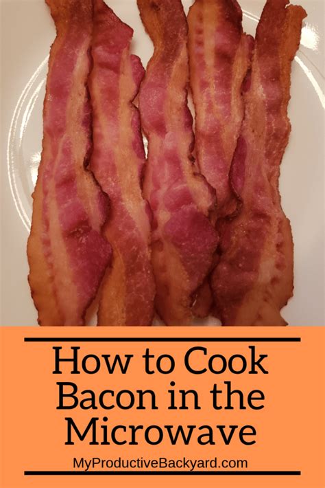 how to cook bacon in the microwave cook bacon in microwave bacon microwave bacon