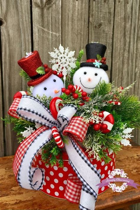Karen martinez—homify 06 december, 2016 16:15. Centros de mesa navideños con muñeco de nieve - Dale Detalles