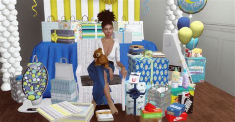 Sims 4 Baby Shower Pose Pack